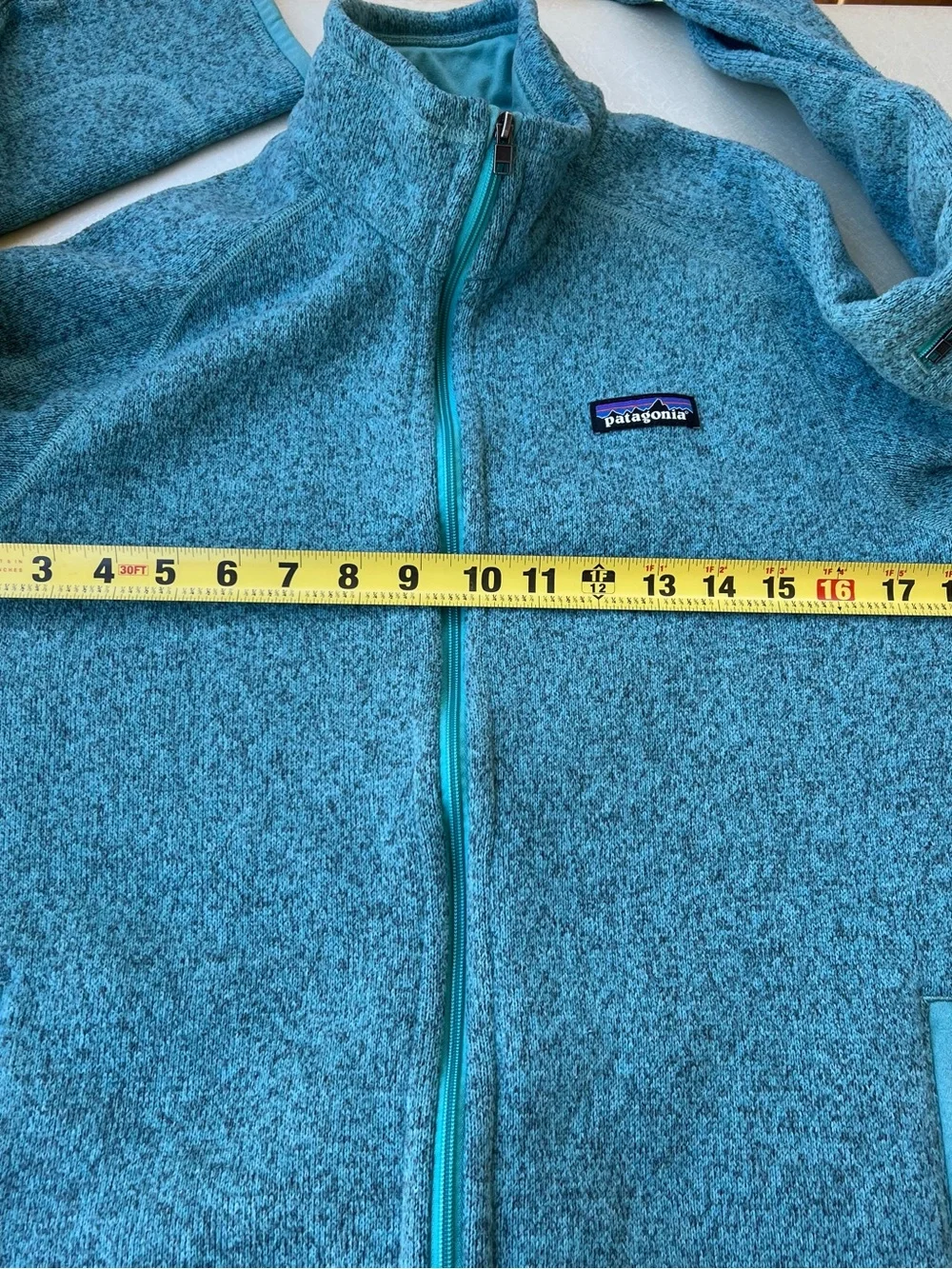 Patagonia Better Sweater Dark Speckled Teal Women’s Size Medium